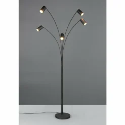 Luminaires Trio Lampadaires Et Lampes Sur Pied|Marley Lampadaire Noir, 5 lumières