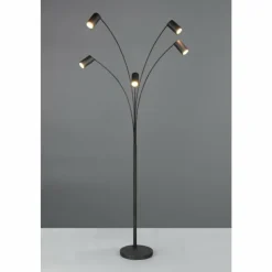 Luminaires Trio Lampadaires Et Lampes Sur Pied|Marley Lampadaire Noir, 5 lumières