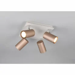 Luminaires Trio Spots Et Projecteurs|Marley Spot de plafond Brun, 4 lumières