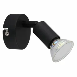 Luminaires Globo Lighting Spots Et Projecteurs|Matrix Plafonnier, Spot de plafond, Applique murale, Spot mural Noir, 1 lumière