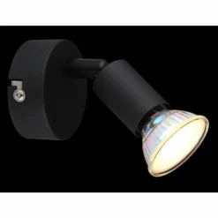 Luminaires Globo Lighting Spots Et Projecteurs|Matrix Plafonnier, Spot de plafond, Applique murale, Spot mural Noir, 1 lumière