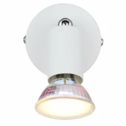 Luminaires Globo Lighting Spots Et Projecteurs|Matrix Plafonnier, Spot de plafond, Applique murale, Spot mural Chrome, Blanc, 1 lumière