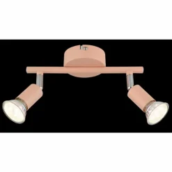 Luminaires Globo Lighting Spots Et Projecteurs|Matrix Plafonnier, Spot de plafond, Applique murale, Spot mural Rose, 2 lumières