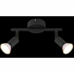Luminaires Globo Lighting Spots Et Projecteurs|Matrix Plafonnier, Spot de plafond, Applique murale, Spot mural Noir, 2 lumières