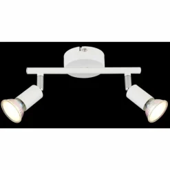 Luminaires Globo Lighting Spots Et Projecteurs|Matrix Plafonnier, Spot de plafond, Applique murale, Spot mural Blanc, 2 lumières