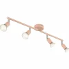 Luminaires Globo Lighting Spots Et Projecteurs|Matrix Plafonnier, Spot de plafond, Applique murale, Spot mural Rose, 4 lumières