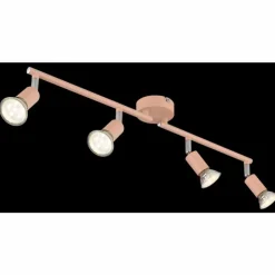 Luminaires Globo Lighting Spots Et Projecteurs|Matrix Plafonnier, Spot de plafond, Applique murale, Spot mural Rose, 4 lumières