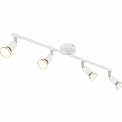 Luminaires Globo Lighting Spots Et Projecteurs|Matrix Plafonnier, Spot de plafond, Applique murale, Spot mural Blanc, 4 lumières