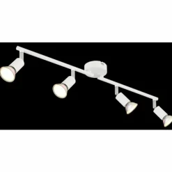 Luminaires Globo Lighting Spots Et Projecteurs|Matrix Plafonnier, Spot de plafond, Applique murale, Spot mural Blanc, 4 lumières