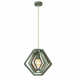 Luminaires Lucide Suspensions|MAURO Suspension Vert, 1 lumière