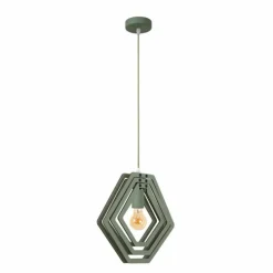 Luminaires Lucide Suspensions|MAURO Suspension Vert, 1 lumière