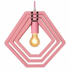 Luminaires Lucide Suspensions|MAURO Suspension Rose, 1 lumière