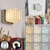 hofstein Éclairage Led|Medvik Applique murale LED Nickel mat, 1 lumière