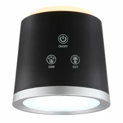Luminaires Globo Lighting Éclairage Led|Meeya Lampe à poser LED Noir, 1 lumière