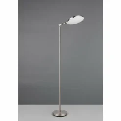 Luminaires Reality Lampadaires Et Lampes Sur Pied|Mondello Lampadaire LED Nickel mat, 1 lumière