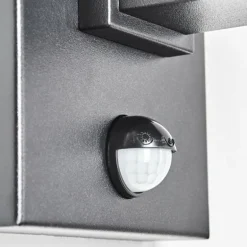 Monfanim Lampe murale d´extérieur Noir, 1 lumière
