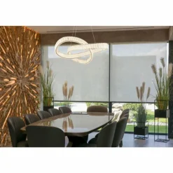 Luminaires Globo Lighting Éclairage Led|Mucky Suspension LED Chrome, 1 lumière, Télécommandes