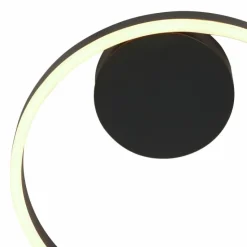 Luminaires Steinhauer Éclairage Led|Mykty Plafonnier LED Noir, 1 lumière