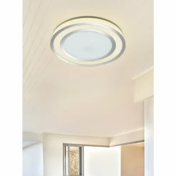Luminaires Reality Éclairage Led|NORIAKI Plafonnier, Spot de plafond LED Chrome, 1 lumière, Télécommandes