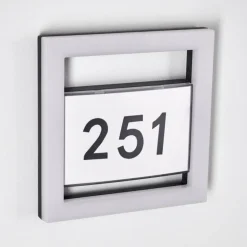 Numéro d'adresse éclairé Linna LED Blanc, 1 lumière