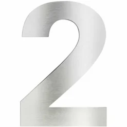 Numéros de maison LCD 2 Acier inoxydable