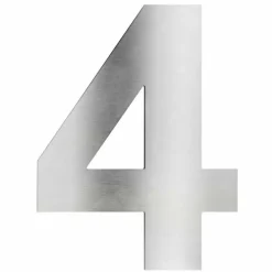 Numéros de maison LCD 4 Acier inoxydable