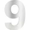 Numéros de maison LCD 9 Acier inoxydable