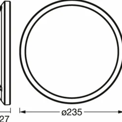 ORBIS Applique murale / Plafonnier Luminaires Ledvance LED Blanc, 1 lumière, Changeur de couleurs