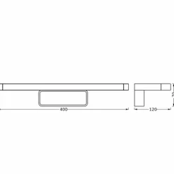 Luminaires Ledvance Éclairage Led|Orbis Luminaire de salle de bain LED Noir, 1 lumière
