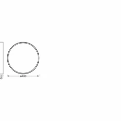 Luminaires Ledvance Éclairage Led|Orbis Plafonnier LED Blanc, 1 lumière