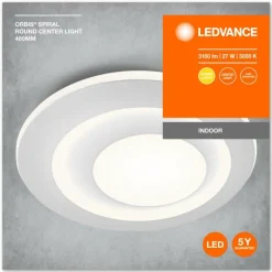 Luminaires Ledvance Éclairage Led|Orbis Plafonnier LED Blanc, 1 lumière