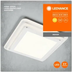 Luminaires Ledvance Éclairage Led|Orbis Plafonnier LED Blanc, 1 lumière