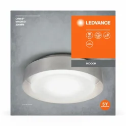 Luminaires Ledvance Plafonniers|Orbis Plafonnier Nickel mat, 2 lumières