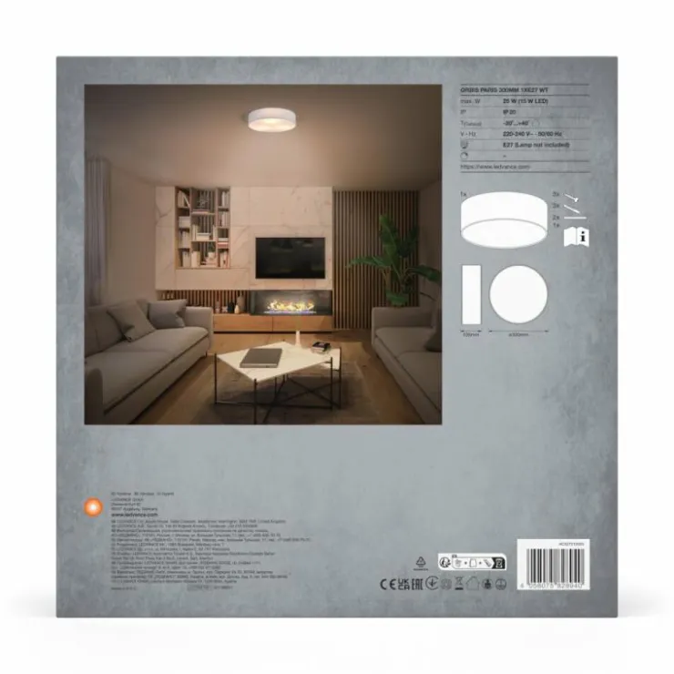 Luminaires Ledvance Plafonniers|Orbis Plafonnier Blanc, 1 lumière