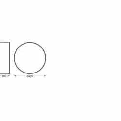 Luminaires Ledvance Plafonniers|Orbis Plafonnier Blanc, 1 lumière