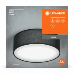 Luminaires Ledvance Plafonniers|Orbis Plafonnier Noir, 3 lumières