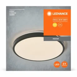 Luminaires Ledvance Éclairage Led|Orbis Plafonnier LED Noir, 1 lumière