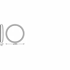 Luminaires Ledvance Éclairage Led|Orbis Plafonnier LED Blanc, 1 lumière