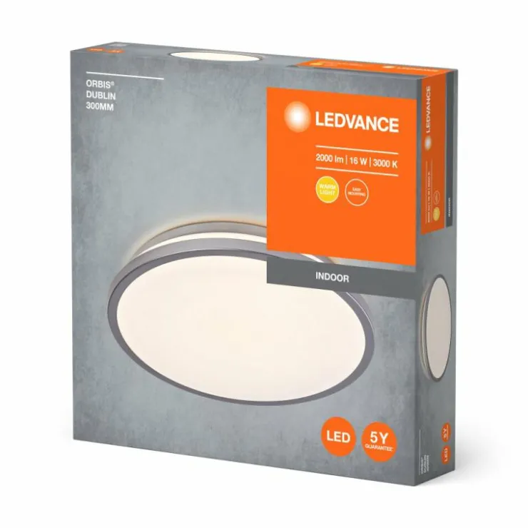 Luminaires Ledvance Éclairage Led|Orbis Plafonnier LED Argenté, 1 lumière