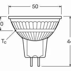 OSRAM 2 SetLED Star GU5.3 4,3 Watt 2700 Kelvin 396 Lumen