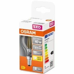 Osram LED E14 4 Watt 2700 Kelvin 470 Lumen