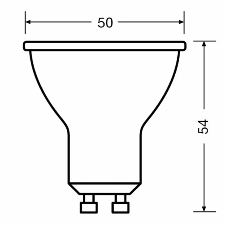 OSRAM LED GU10 4,5 Watt 6500 Kelvin 350 Lumen
