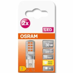 OSRAM LED PIN Lot de 2 G9 2,6 watt 2700 kelvin 320 lumen