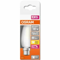 OSRAM LED Retrofit B22d 4,8 watt 2700 kelvin 470 lumen