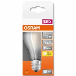 OSRAM LED Retrofit E27 1,5 Watt 2700 Kelvin 136 lumen