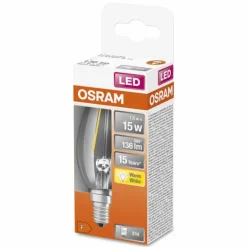 OSRAM LED Retrofit E14 1,5 Watt 2700 Kelvin 136 lumen