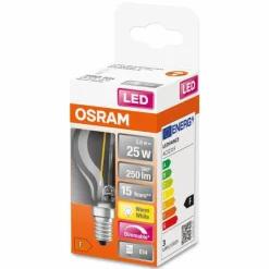 OSRAM LED Retrofit E14 2,8 Watt 2700 Kelvin 250 lumen
