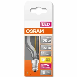 OSRAM LED Retrofit E14 2,8 Watt 2700 Kelvin 250 lumen