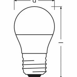 OSRAM LED Star E27 4,9 Watt 4000 Kelvin 470 Lumen