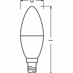 OSRAM LED Star E14 7,5 Watt 6500 Kelvin 806 Lumen